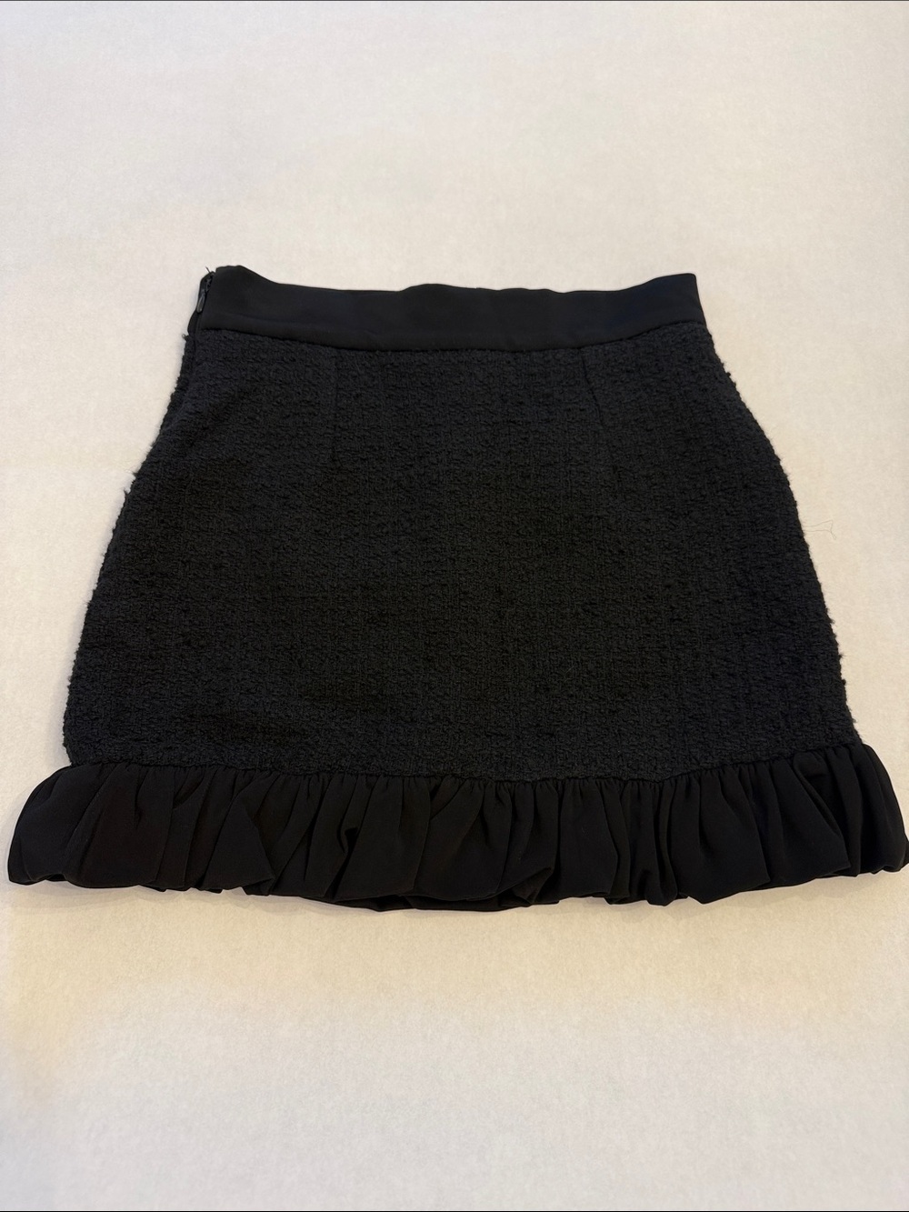 Pinko Tweed Ruffle Mini Skirt - Picture 4 of 8